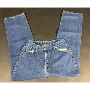 Vintage 90's Lee Jeans Women's Size 26 Blue Denim Medium‎ Wash Mid-Rise